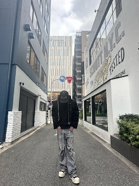 「DANKE SCHON（ダンケシェーン）のアイテム（ブルゾン）」を使った、昇吾さん（メンズ・183cm）の秋コーディネート