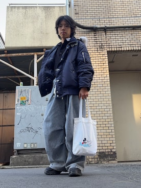 「GRANCY（グランシー）のアイテム」を使った、わいくんさん（メンズ・167cm）の冬コーディネート