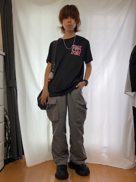 「DEVICE（デバイス）のアイテム」を使った、わいくんさん（メンズ・167cm）の秋コーディネート