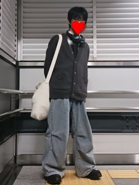 「アイテム（トートバッグ）」を使った、LuKaさん（メンズ・167cm・10代）の秋コーディネート