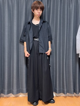 「ADRER（アドラー）のアイテム（ピアス（両耳用））」を使った、わいくんさん（メンズ・167cm）の夏コーディネート