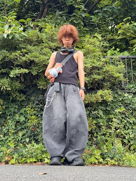 「DEVICE（デバイス）のアイテム」を使った、わいくんさん（メンズ・167cm）の秋コーディネート