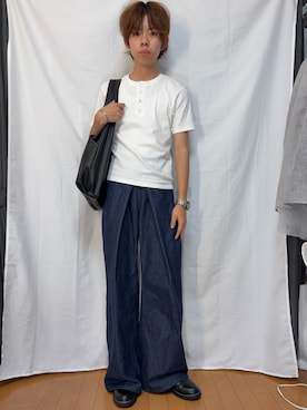 「JOHN LAWRENCE SULLIVAN（ジョンローレンスサリバン）のアイテム」を使った、わいくんさん（メンズ・167cm）の秋コーディネート