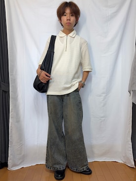 「CLEL（クレイル）のアイテム（パンツ）」を使った、わいくんさん（メンズ・167cm）の秋コーディネート