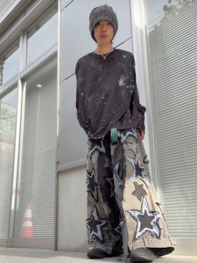 「ERAR（エラー）のアイテム」を使った、わいくんさん（メンズ・167cm）の春コーディネート