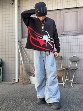 「welise（ウェライズ）のアイテム（スニーカー）」を使った、わいくんさん（メンズ・167cm）の秋コーディネート