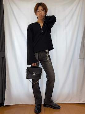 「ADRER（アドラー）のアイテム（アクセサリー）」を使った、わいくんさん（メンズ・167cm）の秋コーディネート