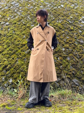 「GU（ジーユー）のアイテム（ジャケット/アウター）」を使った、わいくんさん（メンズ・167cm）の春コーディネート