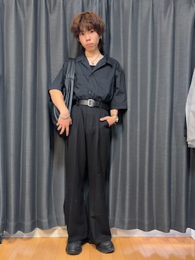 「Alfred Alex（アルフレッドアレックス）のアイテム」を使った、わいくんさん（メンズ・167cm）の夏コーディネート