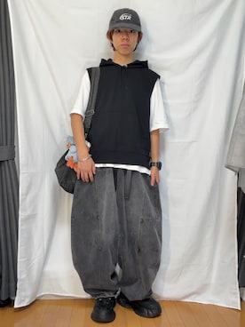 「Starting Over（スターティングオーバー）のアイテム」を使った、わいくんさん（メンズ・167cm）の秋コーディネート