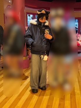 「GRANCY（グランシー）のアイテム」を使った、わいくんさん（メンズ・167cm）の冬コーディネート