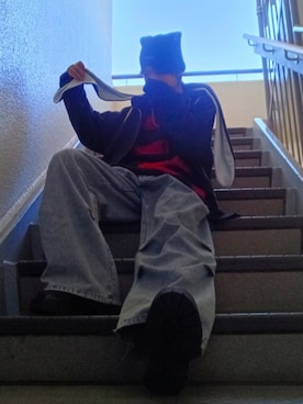 「LILL（リル）のアイテム」を使った、わいくんさん（メンズ・167cm）の冬コーディネート