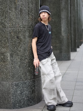 「ADRER（アドラー）のアイテム（アクセサリー）」を使った、わいくんさん（メンズ・167cm）の夏コーディネート