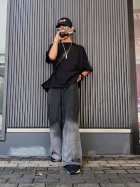 「アイテム（Tシャツ/カットソー）」を使った、LuKaさん（メンズ・167cm・10代）の夏コーディネート
