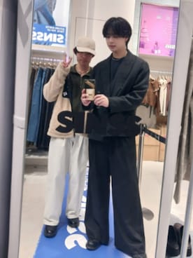 「アイテム（帽子）」を使った、LuKaさん（メンズ・167cm・10代）の秋コーディネート