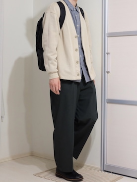 「アイテム（バックパック/リュック）」を使った、すなさん（メンズ・166cm）の秋コーディネート