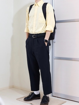 「出勤コーデ」｜すなさん（メンズ・166cm）の秋コーディネート