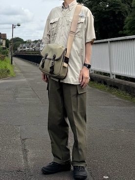 「Columbia（コロンビア）のアイテム」を使った、すなさん（メンズ・166cm）の夏コーディネート