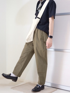 「無印良品（ムジルシリョウヒン）のアイテム」を使った、すなさん（メンズ・166cm）の秋コーディネート