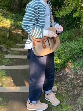 「アイテム（カーディガン/ボレロ）」を使った、すなさん（メンズ・166cm・20代）の秋コーディネート