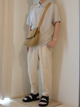 「アイテム（サンダル）」を使った、すなさん（メンズ・166cm・20代）の夏コーディネート