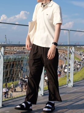 「アイテム（バンダナ/スカーフ）」を使った、すなさん（メンズ・166cm）の秋コーディネート