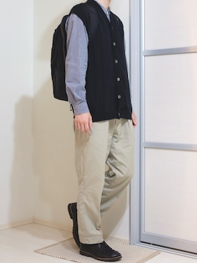 「アイテム（ドレスシューズ）」を使った、すなさん（メンズ・166cm・20代）の秋コーディネート