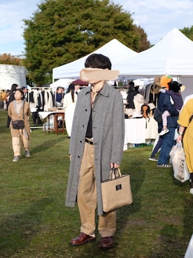 「アイテム（財布/小物）」を使った、すなさん（メンズ・166cm）の秋コーディネート