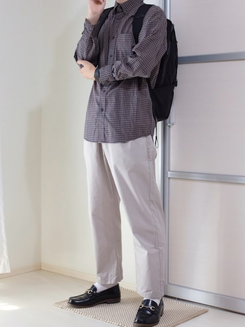 紳士 洗いざらしコットンイージーパンツ（その他パンツ）｜無印良品