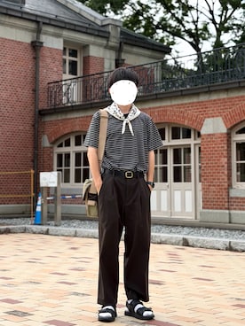 「Eddie Bauer（エディーバウアー）のアイテム」を使った、すなさん（メンズ・166cm）の夏コーディネート