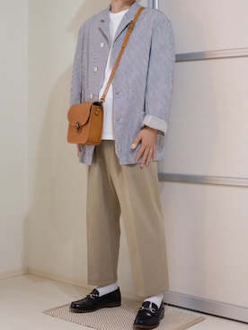 「古着MIX」｜すなさん（メンズ・166cm・20代）の秋コーディネート