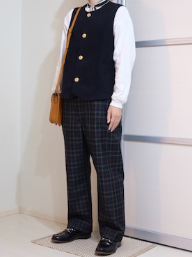 「アイテム（バンダナ/スカーフ）」を使った、すなさん（メンズ・166cm・20代）の秋コーディネート