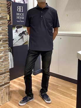 BRICK HOUSE by Tokyo Shirts 名古屋茶屋イオンモール店さん（メンズ・173cm）の夏コーディネート
