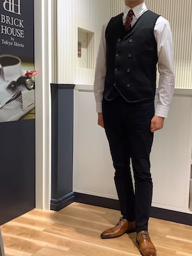 BRICK HOUSE by Tokyo Shirts 名古屋茶屋イオンモール店さん(メンズ・173cm)の秋コーディネート