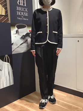 BRICK HOUSE by Tokyo Shirts 名古屋茶屋イオンモール店さん（レディース・161cm）の春コーディネート