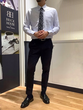 BRICK HOUSE by Tokyo Shirts 名古屋茶屋イオンモール店さんのコーディネート