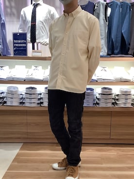 BRICK HOUSE by Tokyo Shirts 名古屋茶屋イオンモール店さん（メンズ・173cm）の春コーディネート