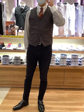 BRICK HOUSE by Tokyo Shirts 名古屋茶屋イオンモール店さん（メンズ・173cm）の秋コーディネート
