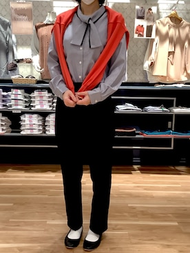 BRICK HOUSE by Tokyo Shirts 名古屋茶屋イオンモール店さん（レディース・161cm）の秋コーディネート