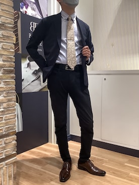 BRICK HOUSE by Tokyo Shirts 名古屋茶屋イオンモール店さん（メンズ・173cm）の春コーディネート