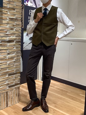 BRICK HOUSE by Tokyo Shirts 名古屋茶屋イオンモール店さん(メンズ・173cm)の秋コーディネート
