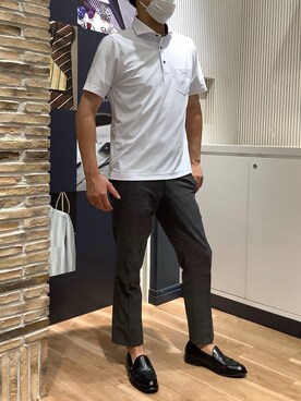 BRICK HOUSE by Tokyo Shirts 名古屋茶屋イオンモール店さん（メンズ・178cm）の夏コーディネート