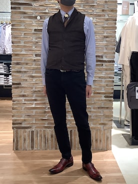 BRICK HOUSE by Tokyo Shirts 名古屋茶屋イオンモール店さん（メンズ・173cm）の春コーディネート