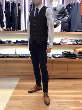 BRICK HOUSE by Tokyo Shirts 名古屋茶屋イオンモール店さん(メンズ・173cm)の秋コーディネート