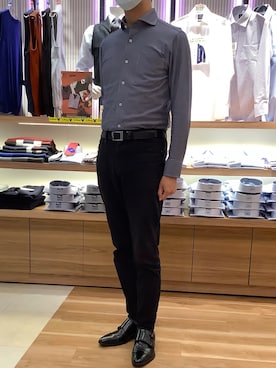 BRICK HOUSE by Tokyo Shirts 名古屋茶屋イオンモール店さん（メンズ・173cm）の秋コーディネート