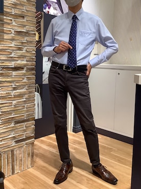 BRICK HOUSE by Tokyo Shirts 名古屋茶屋イオンモール店さん(メンズ・173cm)の秋コーディネート