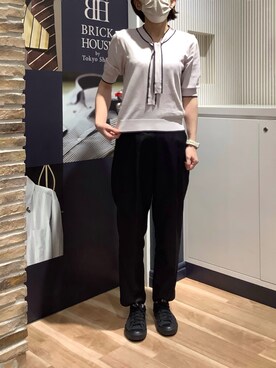 BRICK HOUSE by Tokyo Shirts 名古屋茶屋イオンモール店さん（レディース・161cm）の夏コーディネート