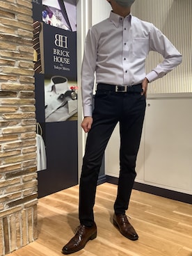 BRICK HOUSE by Tokyo Shirts 名古屋茶屋イオンモール店さん(メンズ・173cm)の冬コーディネート