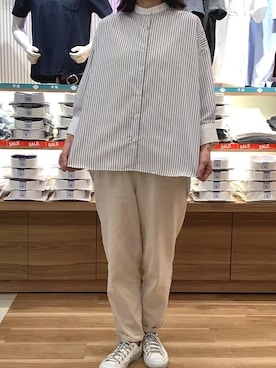 BRICK HOUSE by Tokyo Shirts 名古屋茶屋イオンモール店さん（レディース・161cm）の夏コーディネート