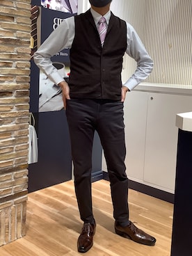 BRICK HOUSE by Tokyo Shirts 名古屋茶屋イオンモール店さんのコーディネート